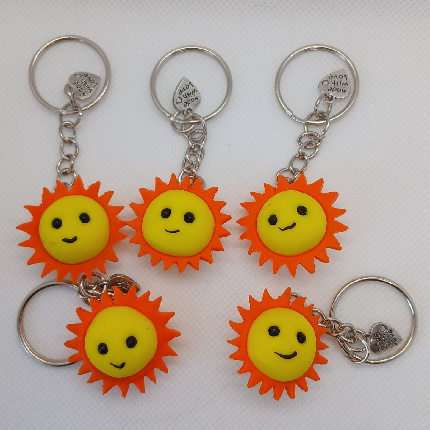 sun polymer clay keyring