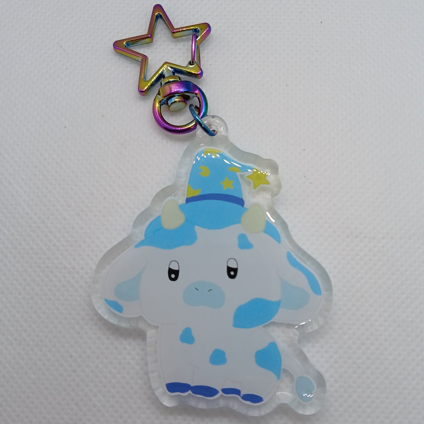 William the occult cow 2.5" acrylic keyring