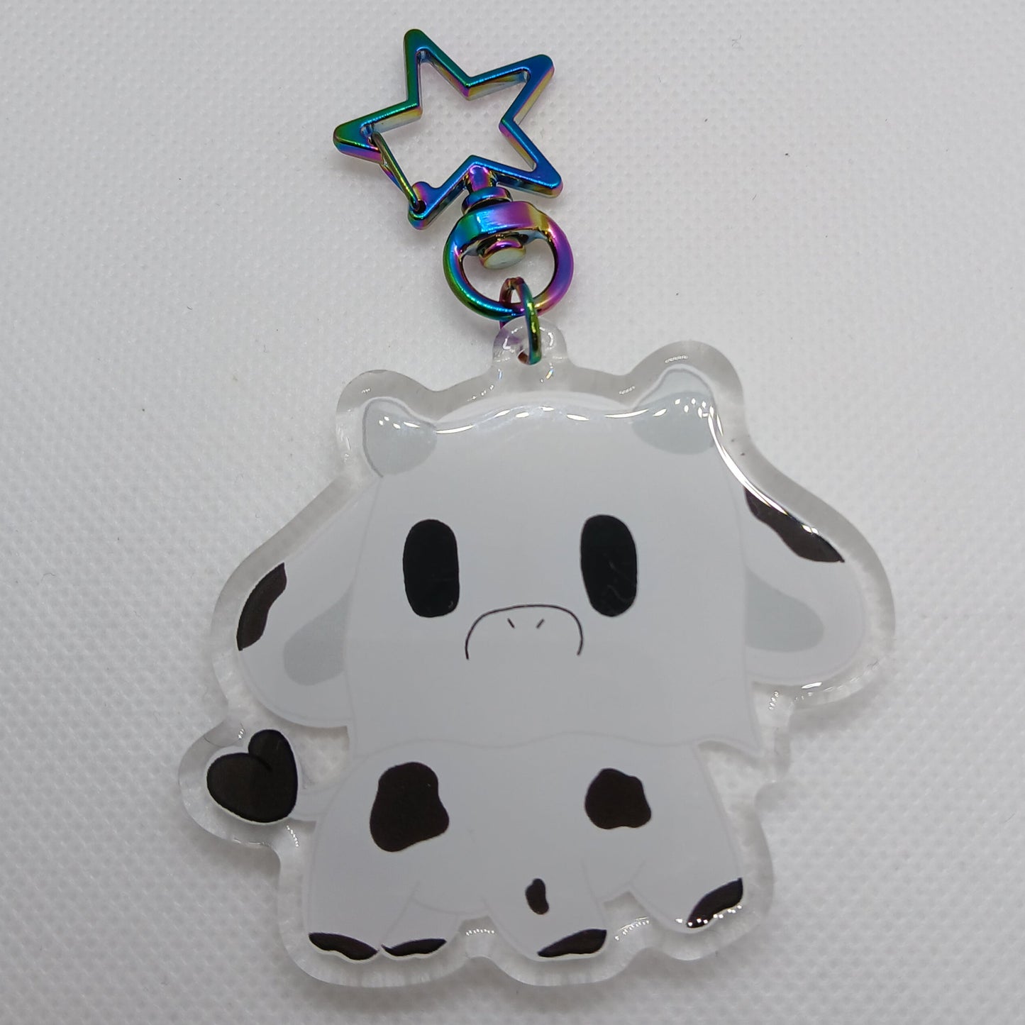 Gail the occult cow 2.5" acrylic keyring