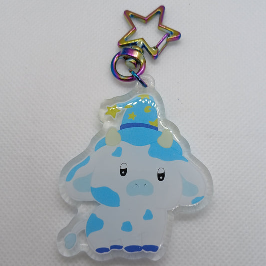 William the occult cow 2.5" acrylic keyring
