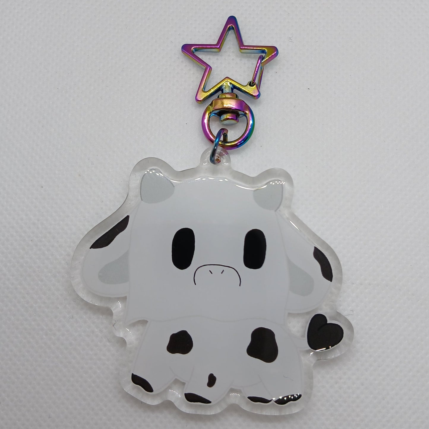 Gail the occult cow 2.5" acrylic keyring