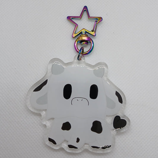 Gail the occult cow 2.5" acrylic keyring