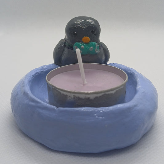 Parker the Posh Pigeon tealight holder