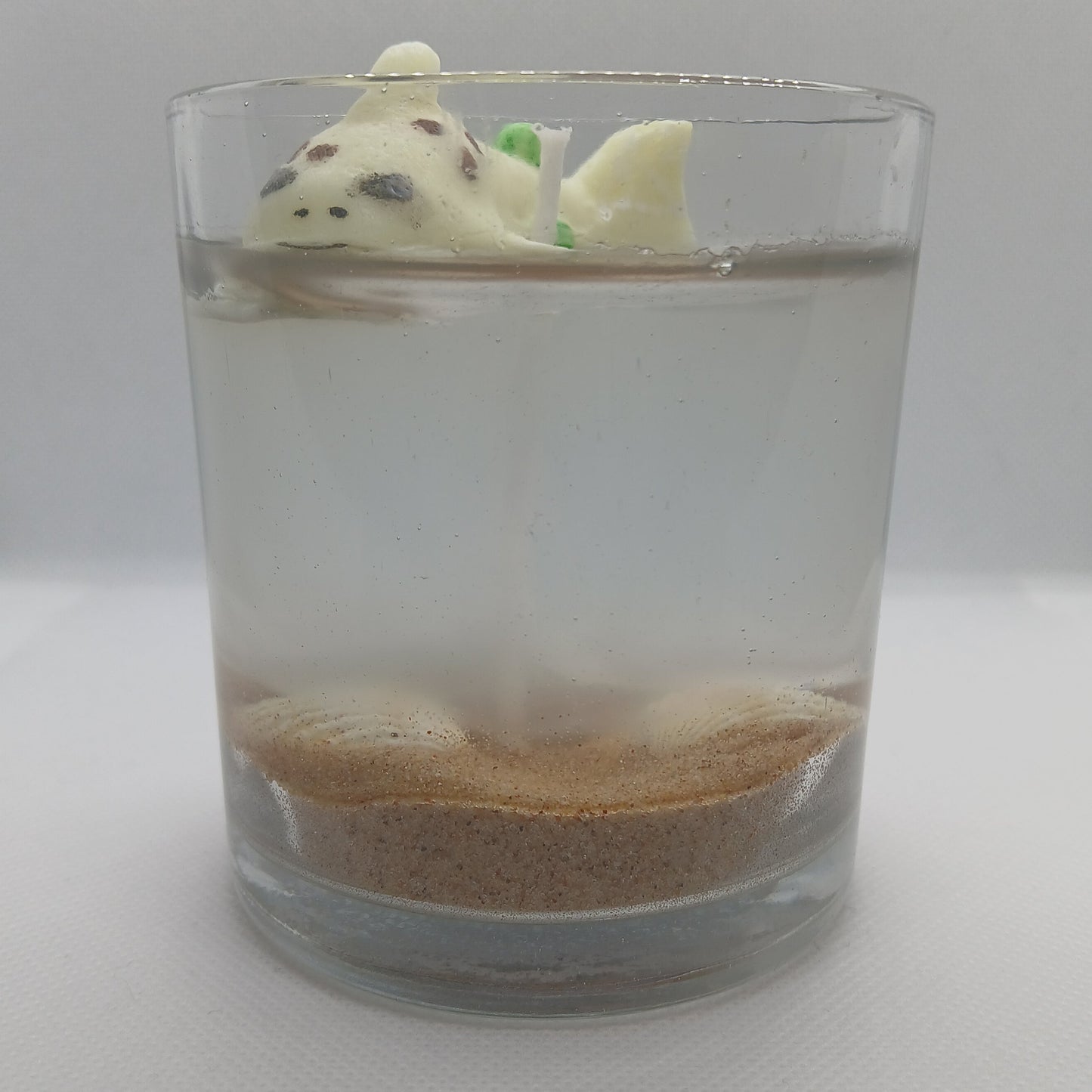 Larry the Lemon Shark candle