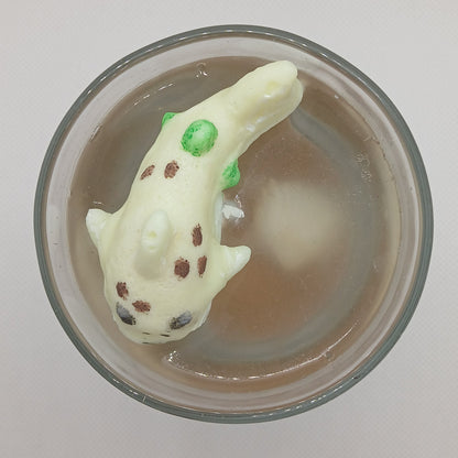 Larry the Lemon Shark candle