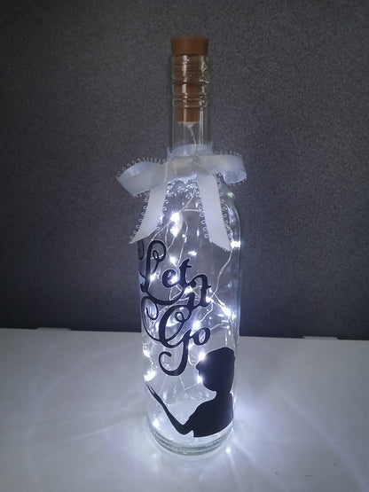 Frozen Elsa let it go LED bottle