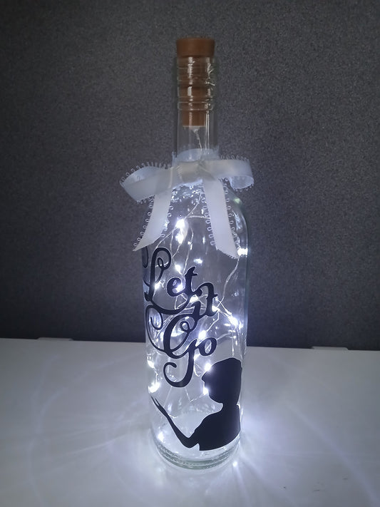 Frozen Elsa let it go LED bottle