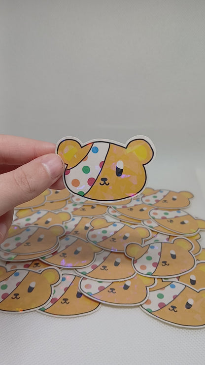 2" Pudsey head single sticker (for charity)