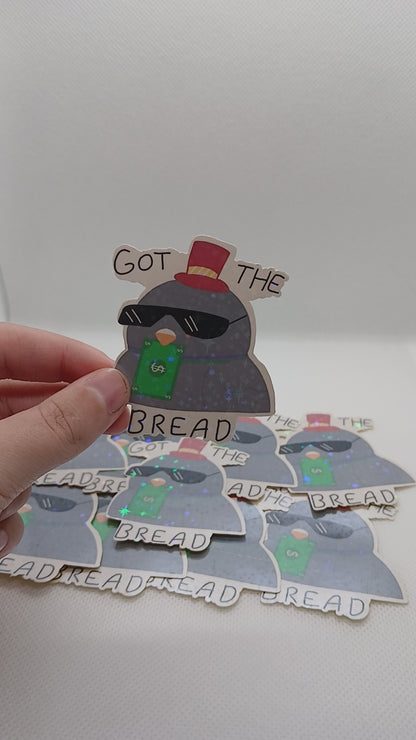 2" Prince the posh pigeon single sticker