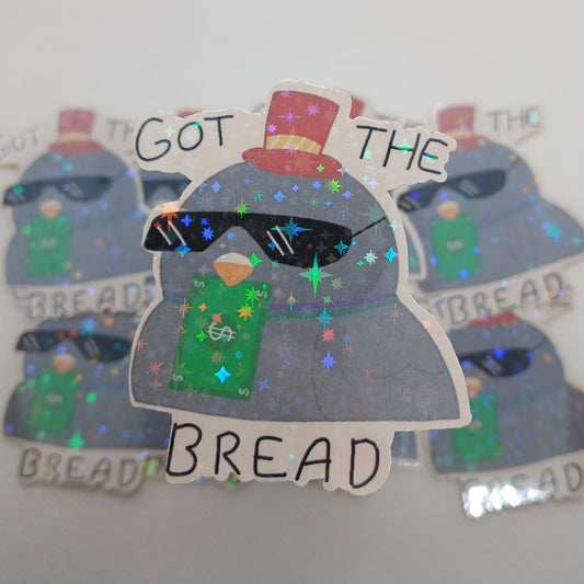 2" Prince the posh pigeon single sticker