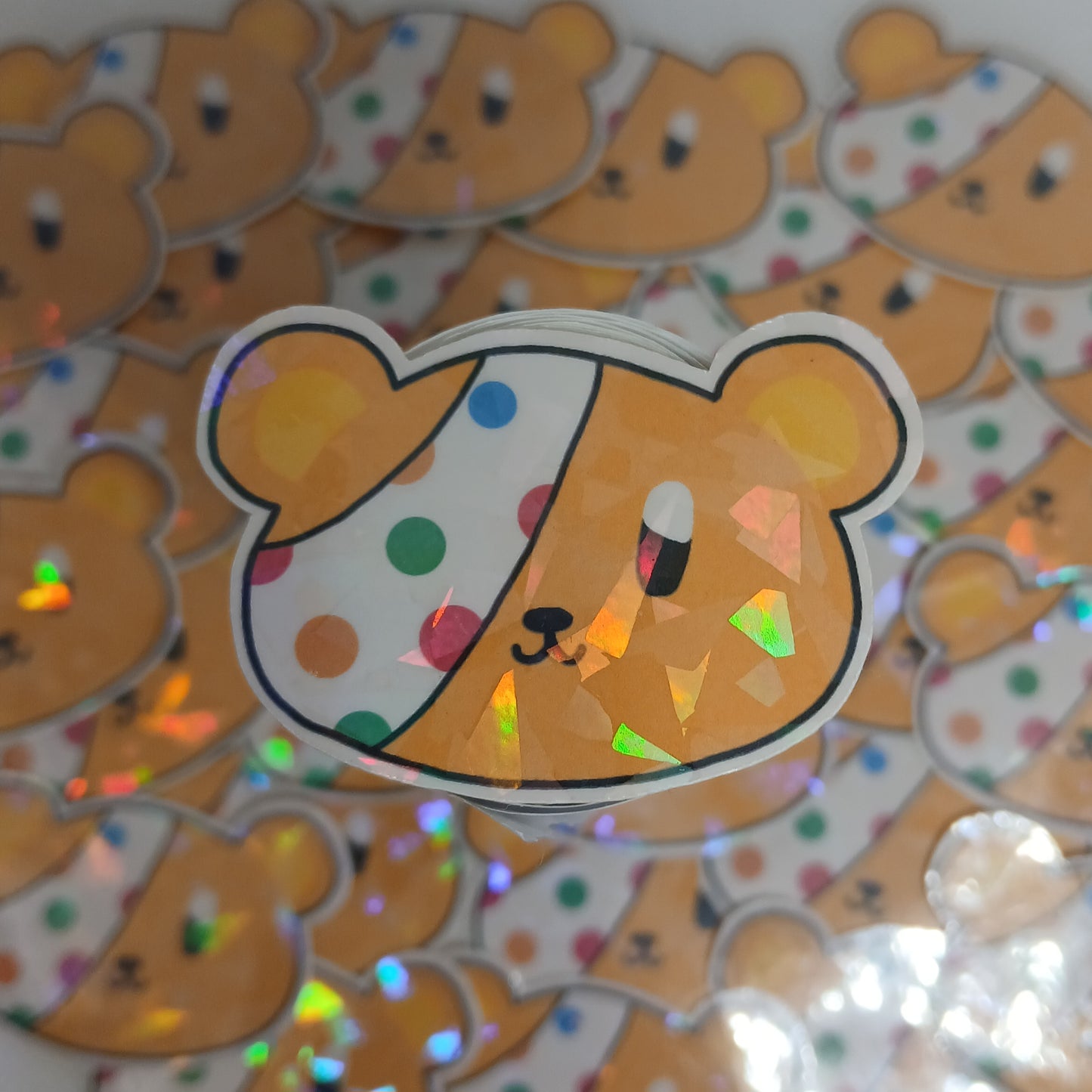 2" Pudsey head single sticker (for charity)